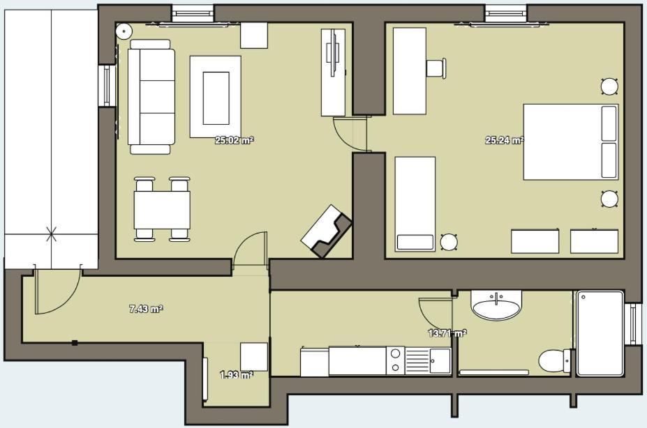 Apartman Jedlicka Телгарт Экстерьер фото